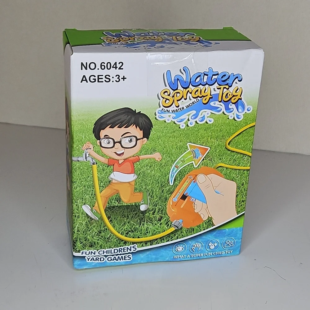 Exciting Water Spray Toy for Kids - Blue and Orange